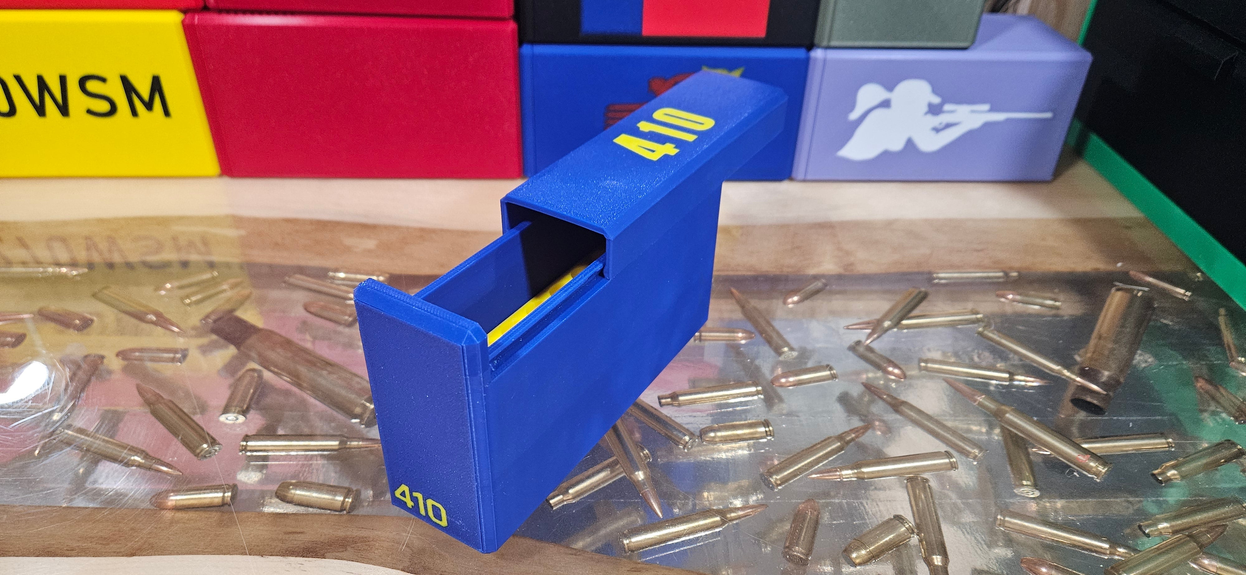 410 Ammo Box 20 round Count – 3d Reloaded