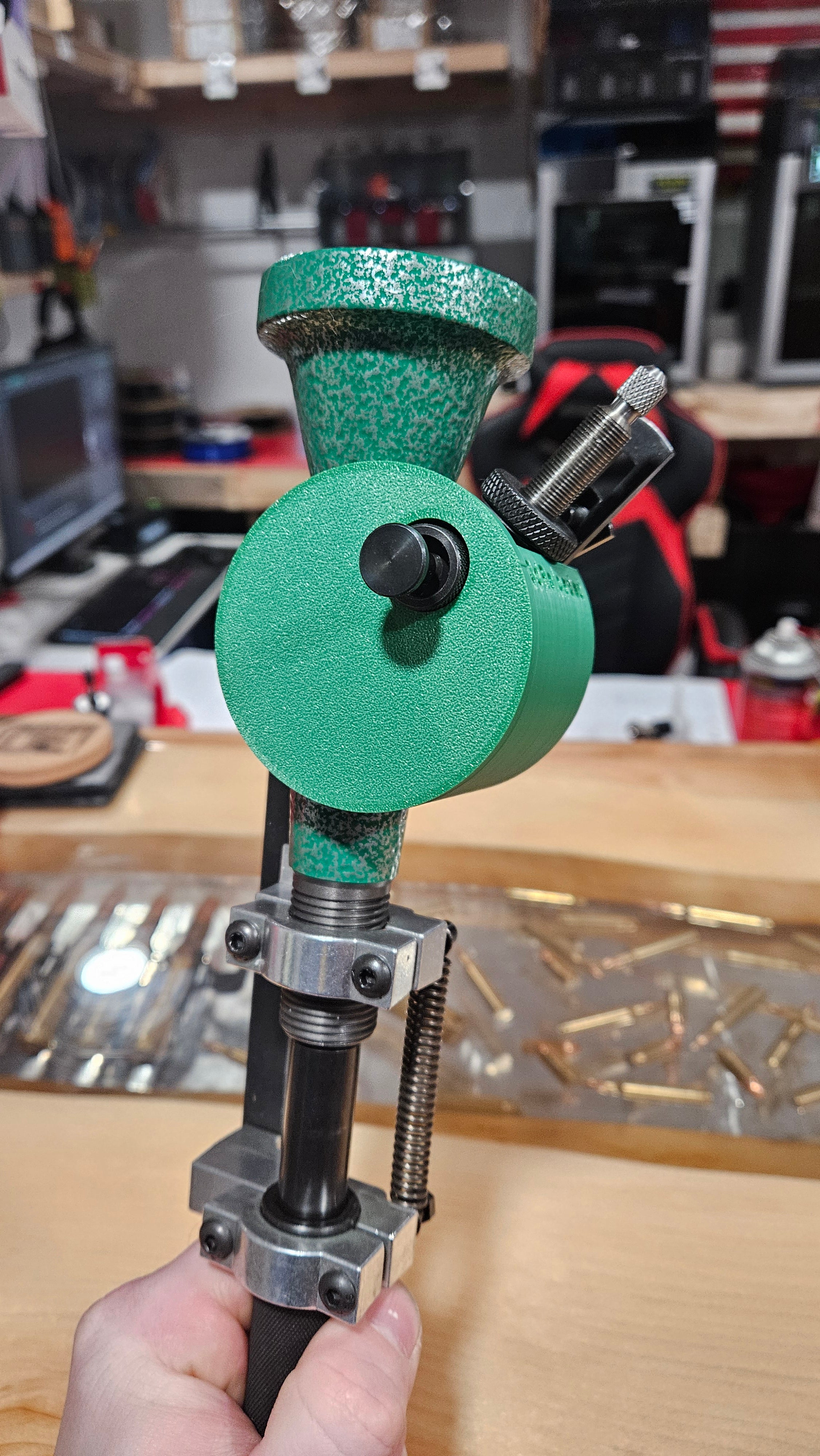 Powder Lock Out Compatible w/ RCBS case activated Powder Drop – 3d Reloaded