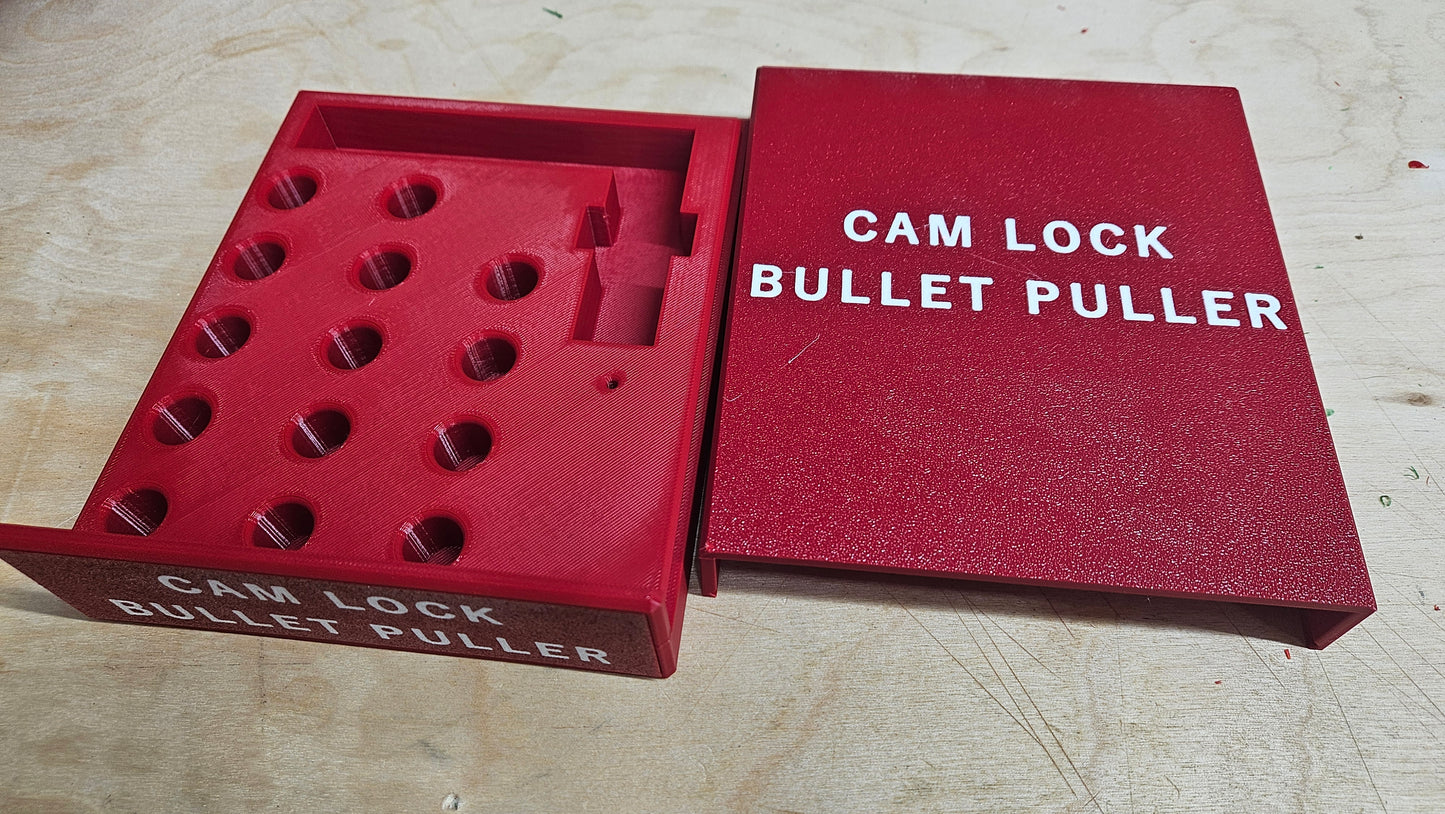 Cam-Lock Bullet Puller Storage Box