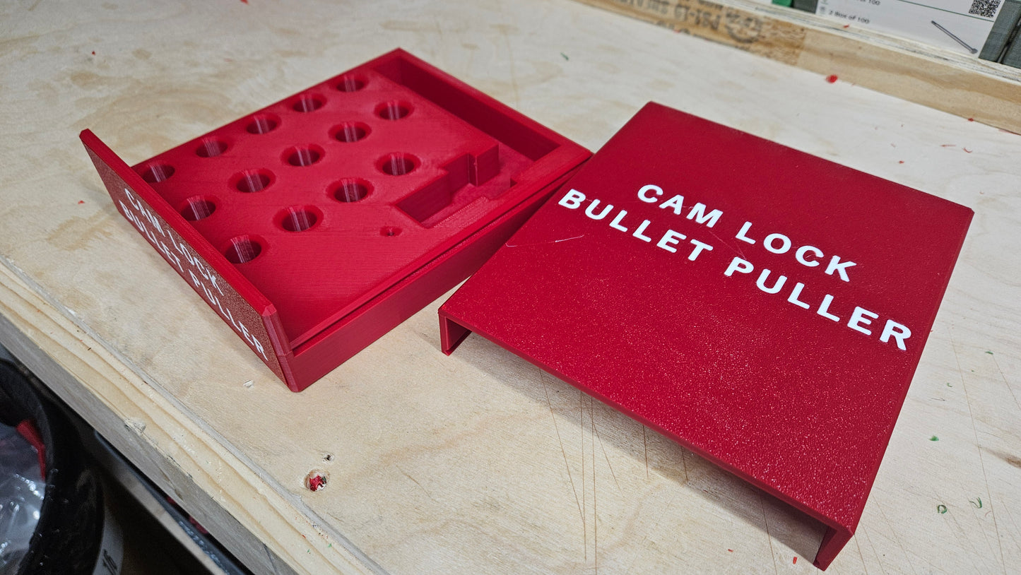 Cam-Lock Bullet Puller Storage Box