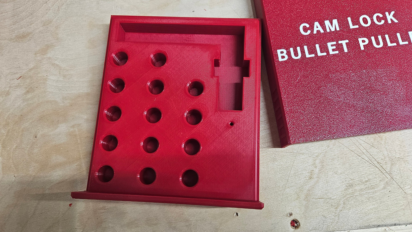 Cam-Lock Bullet Puller Storage Box
